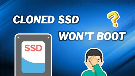 toshiba laptop doesnt boot from cloned ssd|cloning new ssd not booting.